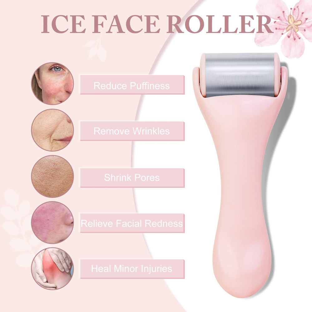 MAANGE Ice Roller Eye pink refreshes under eyes and brightens appearance