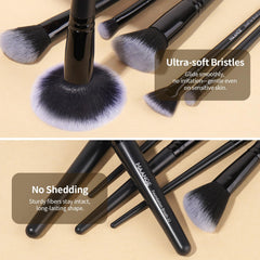 MAANGE sponges and triangle puffs included for flawless base application.