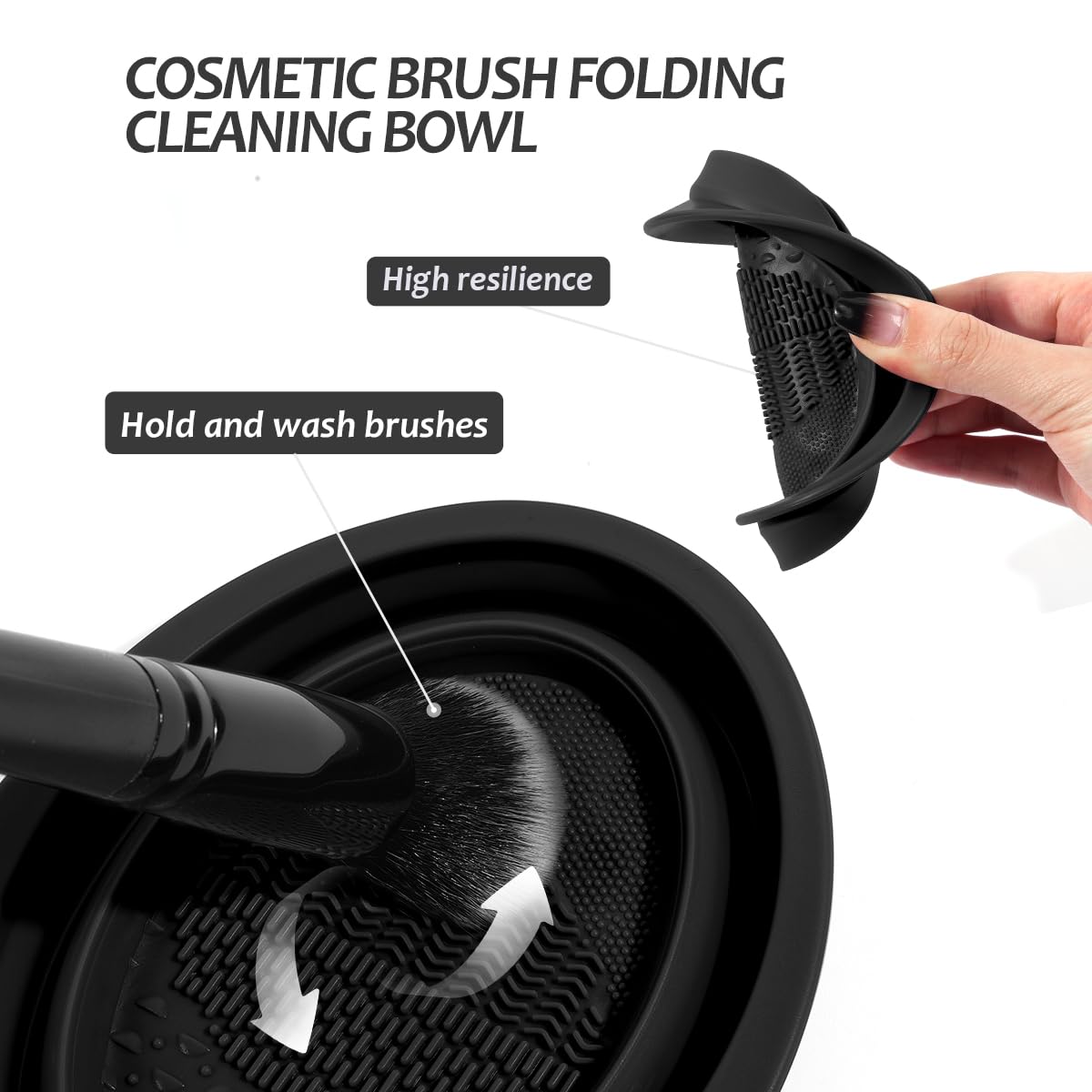MAANGE makeup brush set toiletry bag adds convenient travel storage