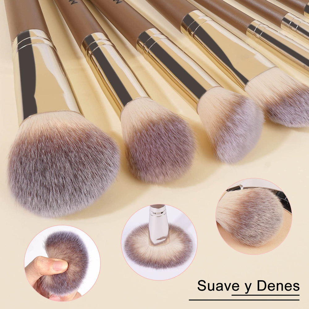 MAANGE powder brush delivers even coverage with precise control.