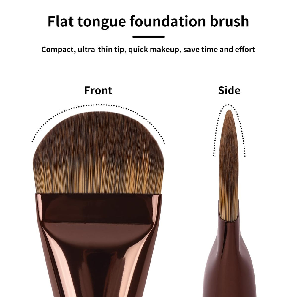 MAANGE soft bristles closeup highlighting skin-friendly makeup tools