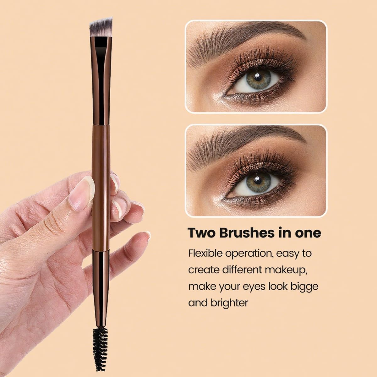 MAANGE soft synthetic bristles glide gently on sensitive skin