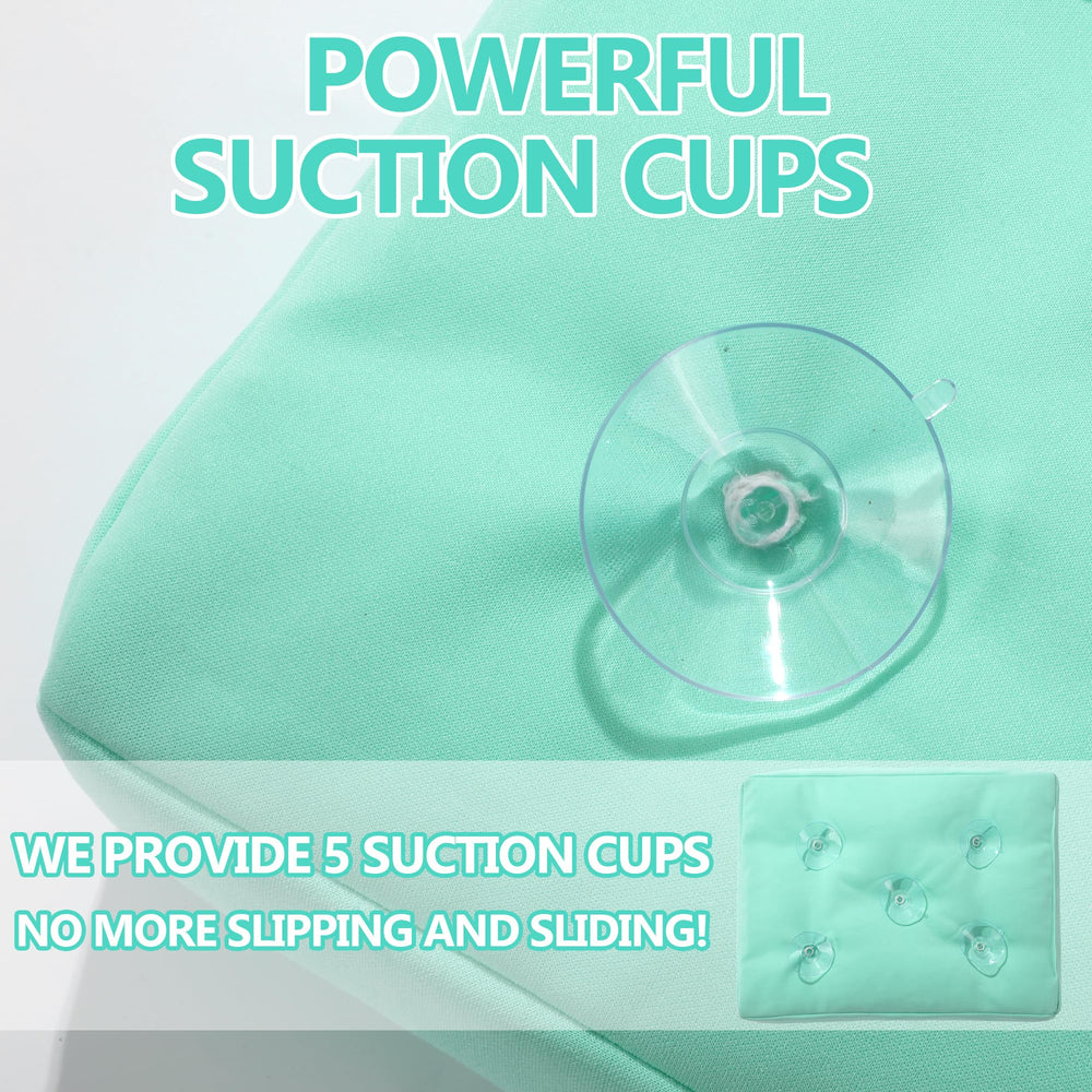 MABOZOO bath seat pillow anti-slip cups keep tub cushion in place