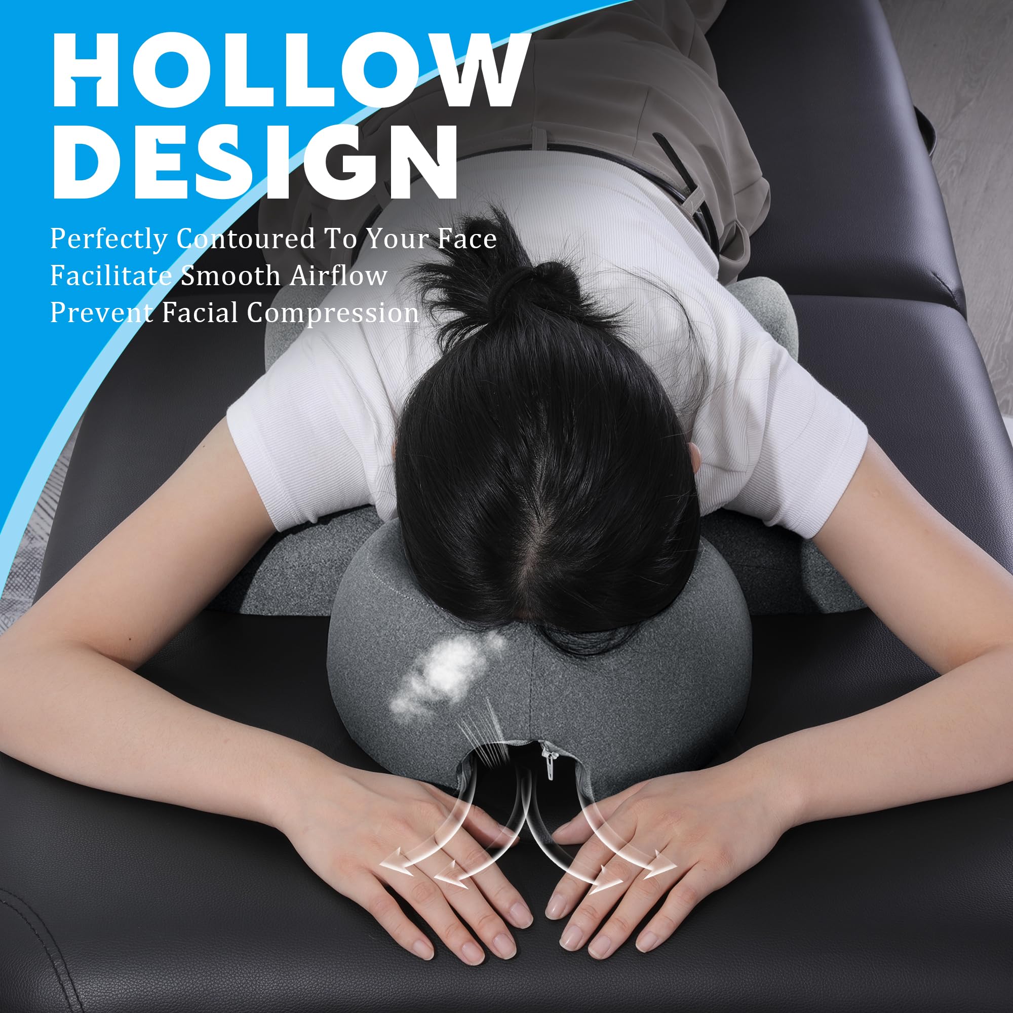 MABOZOO Chest pillow provides targeted shoulder and chest support during use