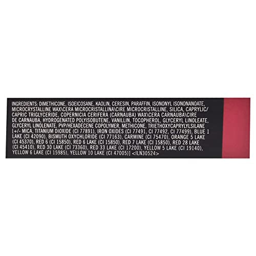 MAC All Fired Up close-up reveals medium-to-high color payoff for statement looks