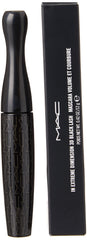 MAC Extreme Dimension 3D Lash root-to-tip application highlights full length and definition.