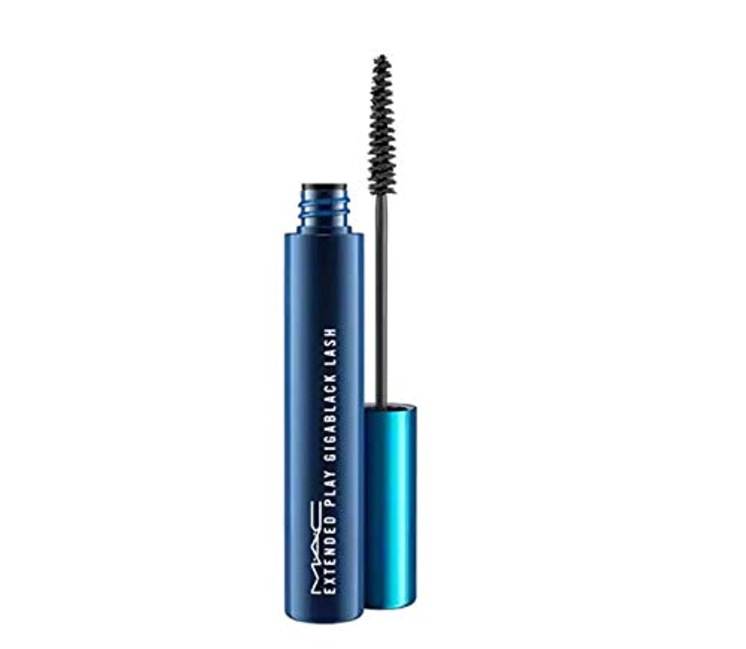 MAC Extended Play Lash Endlessly Black wand close-up showing natural daily definition.