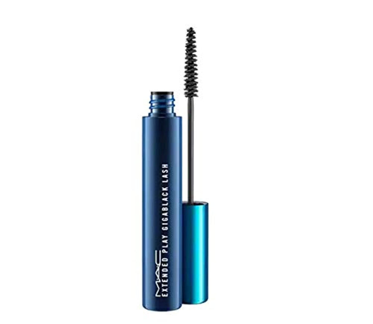 MAC Extended Play Lash Endlessly Black wand close-up showing natural daily definition.