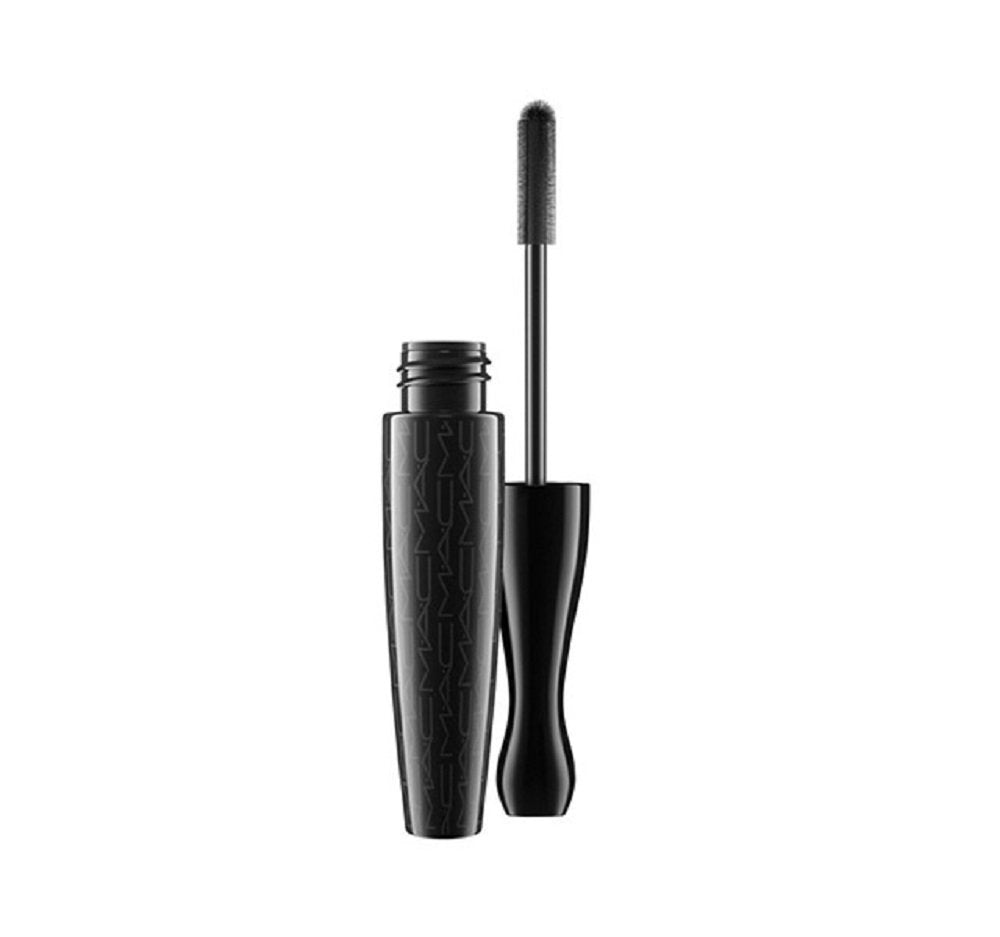 MAC Extreme Dimension 3D lash mascara wand boosts volume for dramatic eyes.