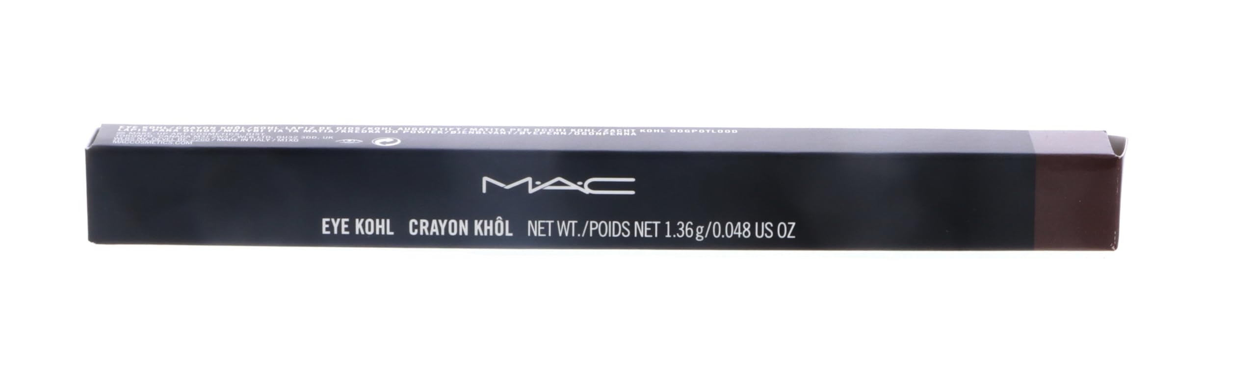 MAC Eye Kohl Costa Riche swatch-arm shows creamy texture for easy application.