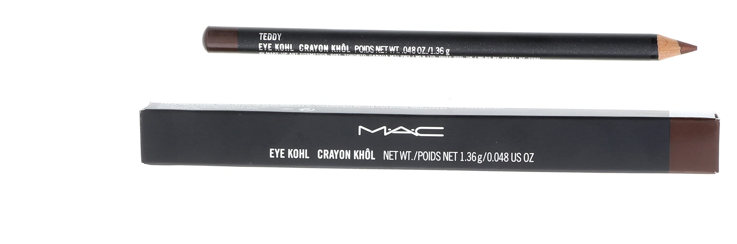 MAC Eye Kohl Teddy closeup highlights creamy, smooth glide