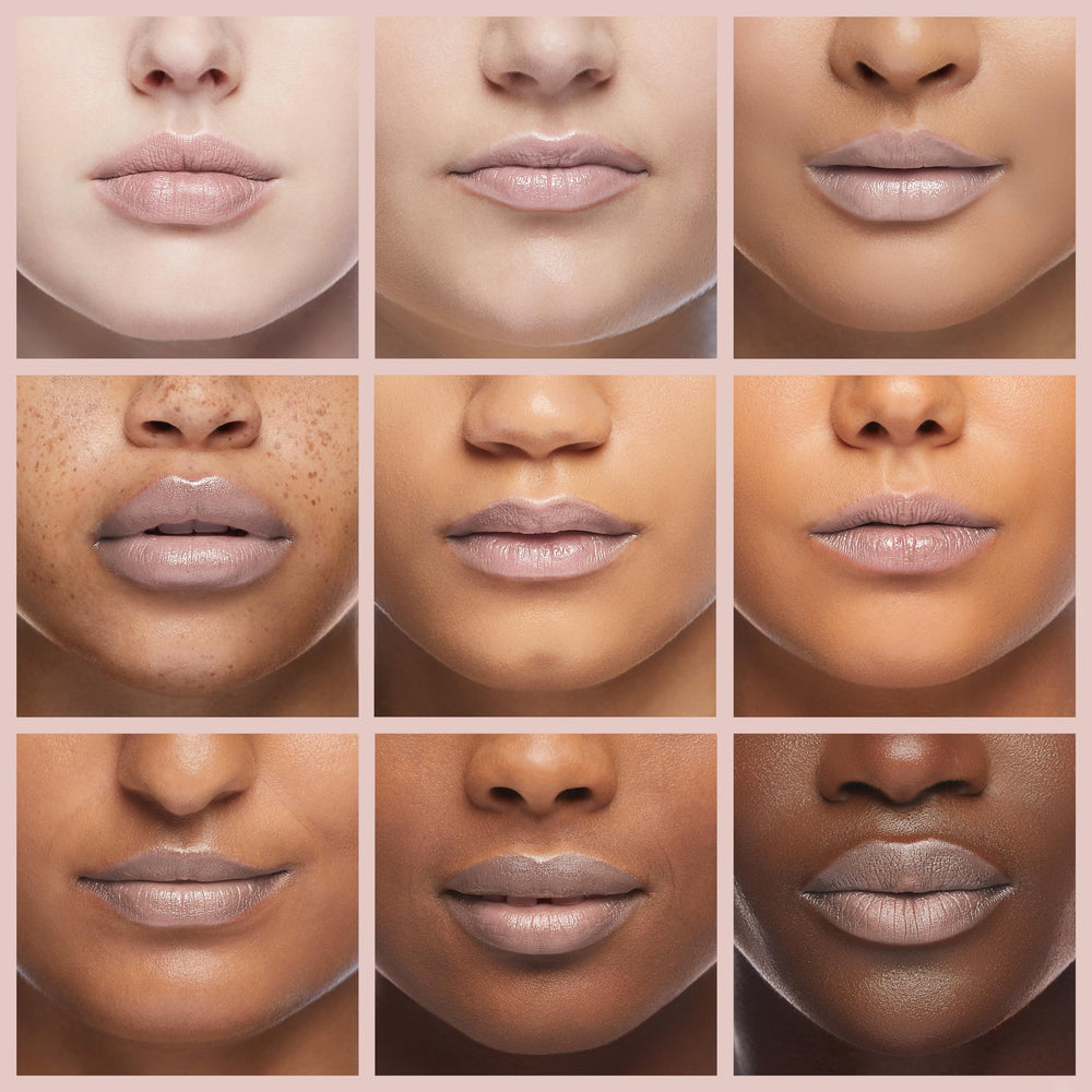 MAC Frost Lipstick GEL texture closeup reveals fine frost shimmer and reflective glow.