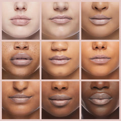 MAC Frost Lipstick GEL texture closeup reveals fine frost shimmer and reflective glow.