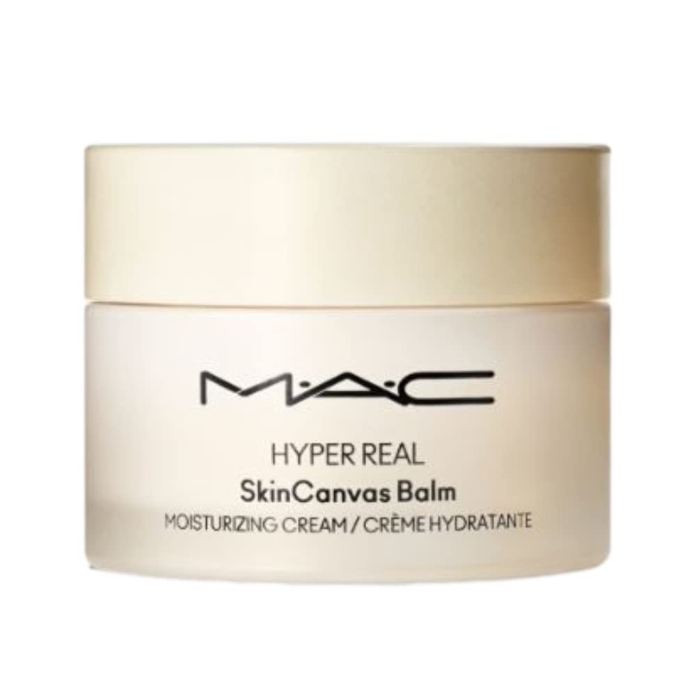 MAC Hyper Real SkinCanvas Balm packaging; barrier-supporting daily moisturizer.