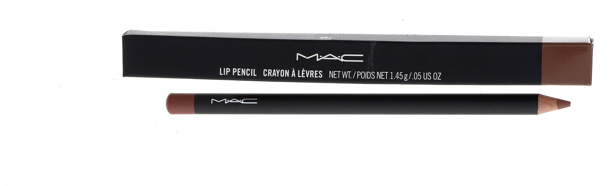 MAC Lip Pencil Oak tip detail illustrating smooth texture ideal for precise lining.
