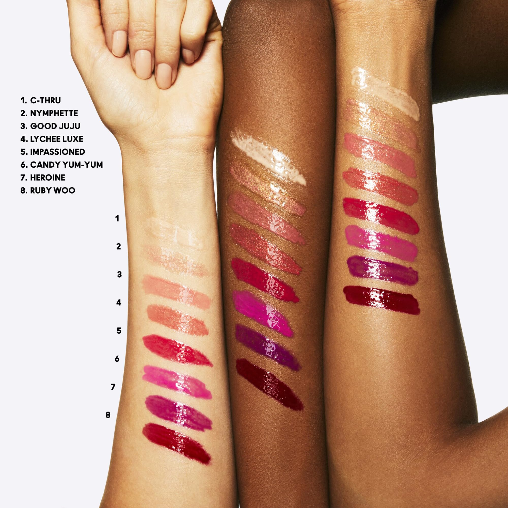 MAC Lipglass C-Thru clean ingredients support a gentle lip gloss routine.