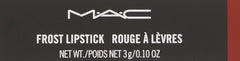 MAC Fresh Moroccan Frost swatches on lips showing frosted shimmer.