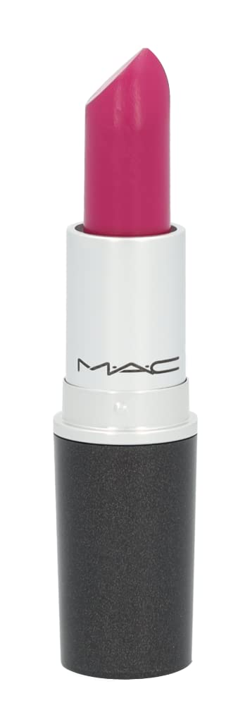MAC Lipstick Retro Matte 705 swatch on arm reveals vivid pink pigment for bold lips.