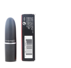 MAC Little Lipstick Ruby Woo mini swatch shows classic red shade for versatile looks.