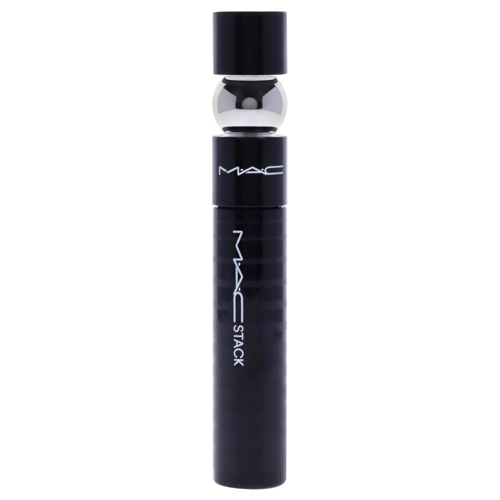 MAC MacStack Mascara application shows layered lashes with buildable volume
