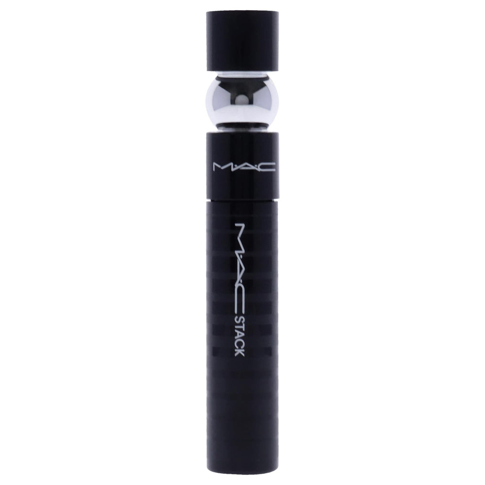 MAC MacStack Mascara bottle close-up highlights rich pigment and smooth formula.