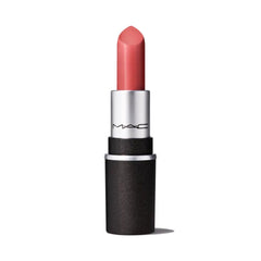 MAC Mehr matte lipstick mini shows long-lasting color for daily, refined matte look.