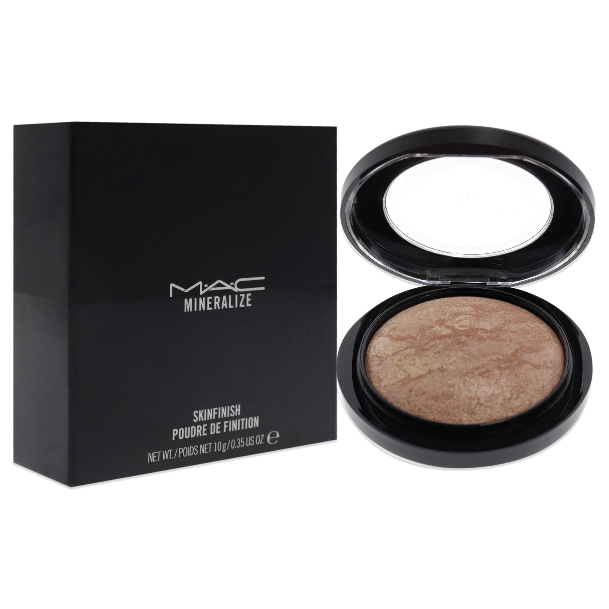 MAC Mineralize Skinfinish Soft & Gentle applied to high planes for subtle highlight