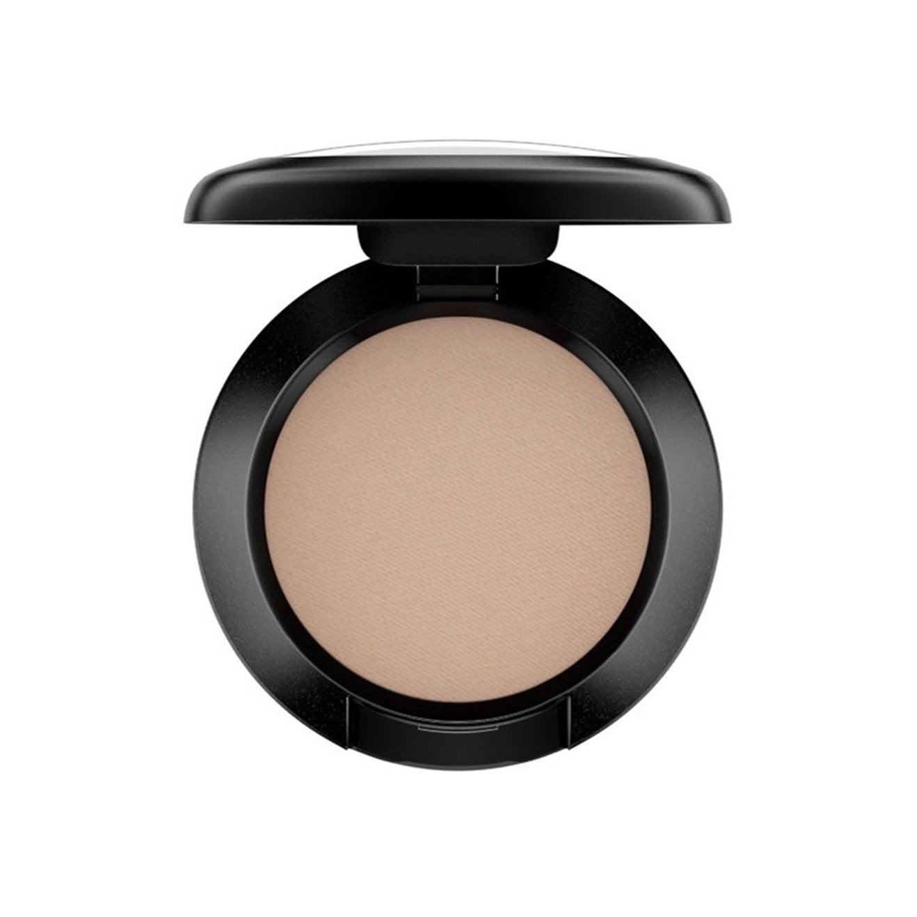MAC Omega eyeshadow tube with matte finish for subtle, buildable color on light to medium skin