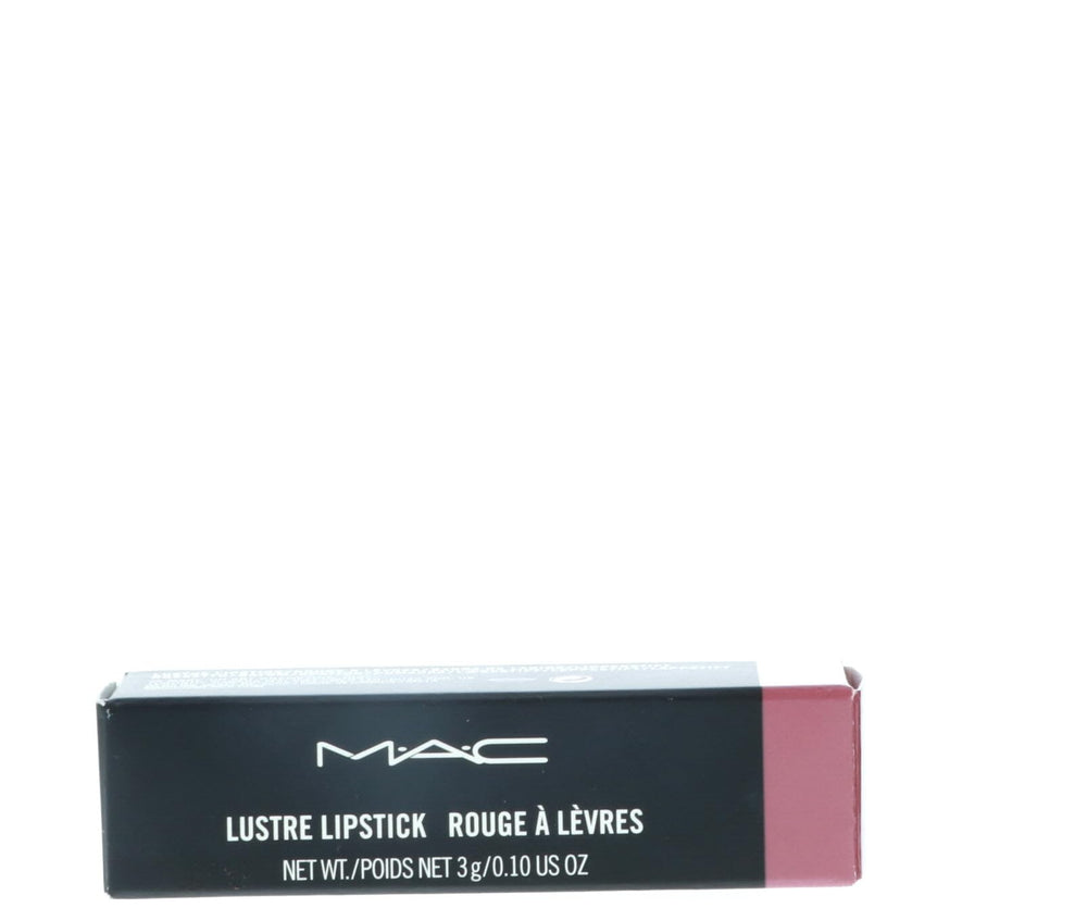 MAC Lustre Lipstick Syrup packaging and glow for on-the-go touch-ups
