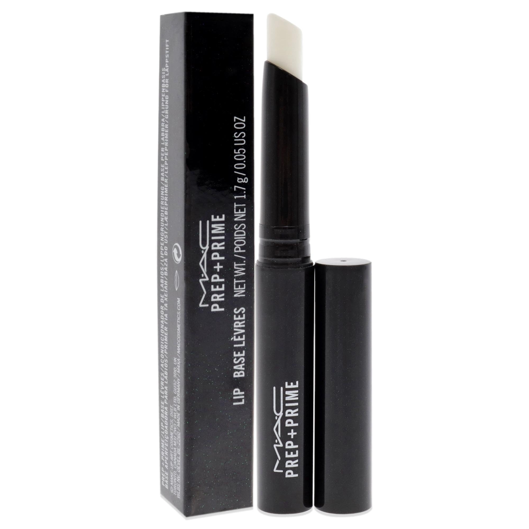 MAC Prep + Prime Lip closeup texture reveals a creamy, hydrating base.