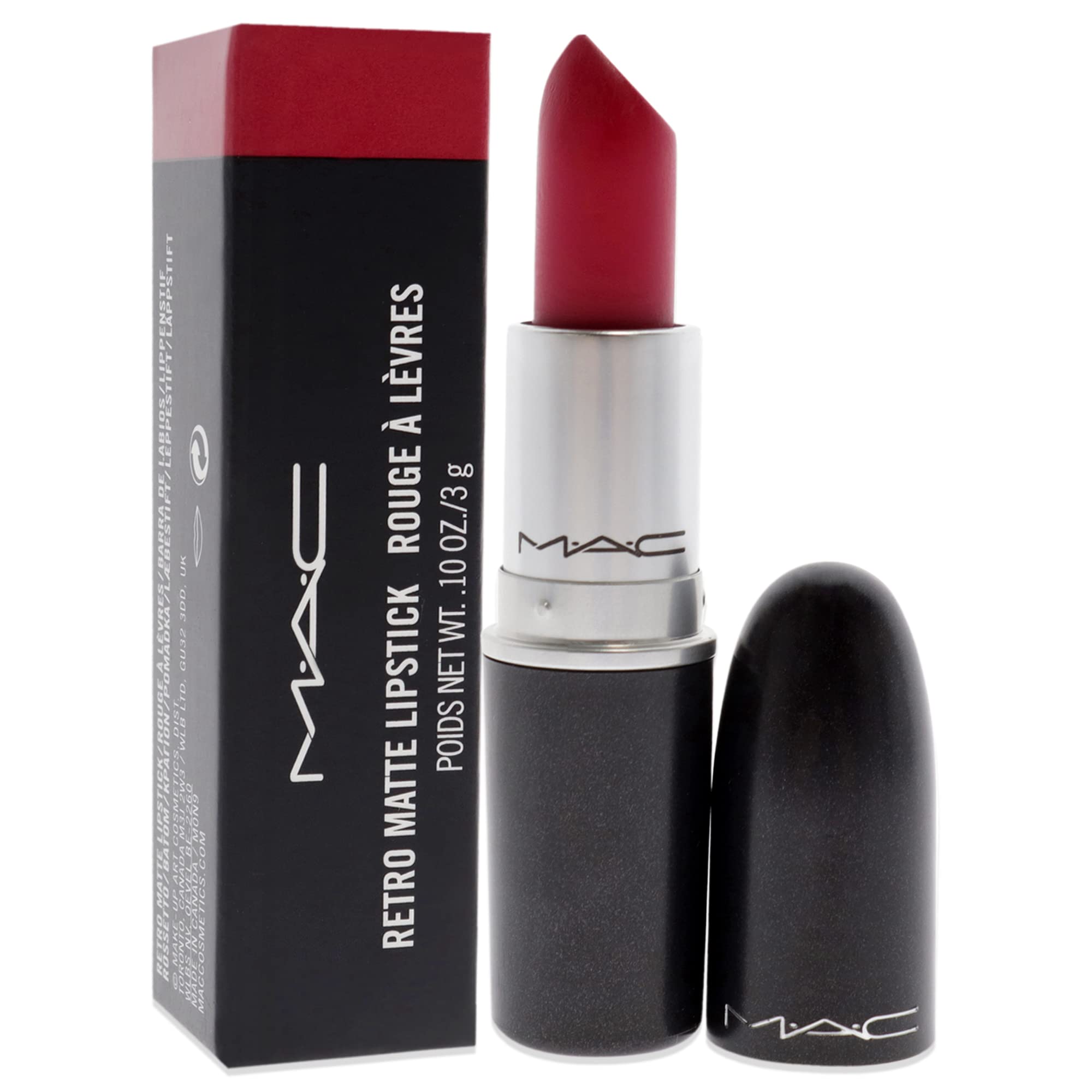 MAC All Fired Up application shows cushiony texture for smooth lip glide