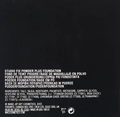 MAC Studio Fix Powder Foundation NW45 swatch demonstrates shade match and smooth texture