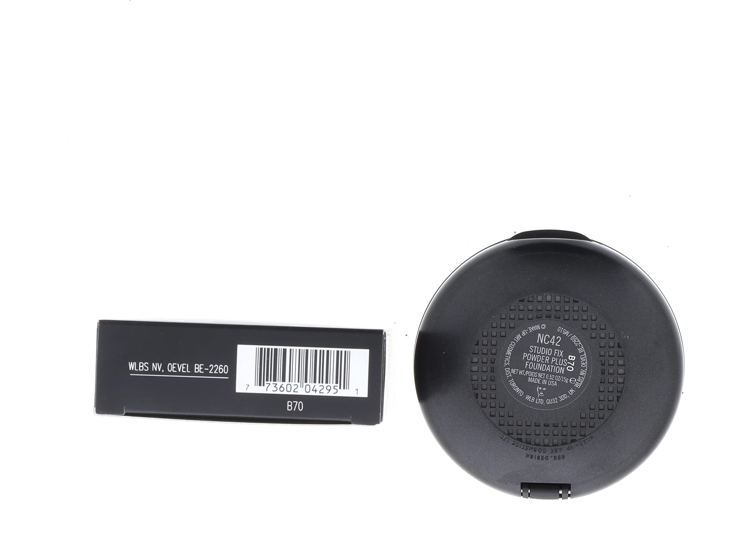 MAC Studio Fix packaging with mirror travel-friendly design