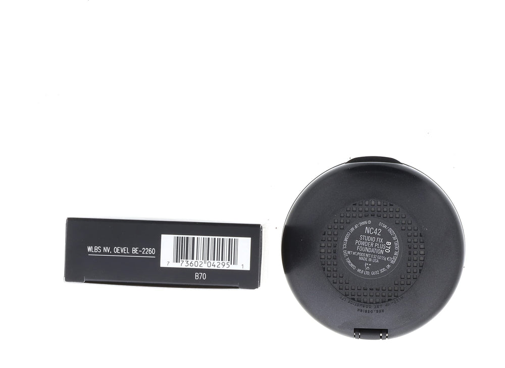 MAC Studio Fix packaging with mirror travel-friendly design