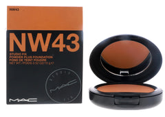 MAC Studio Fix Powder Plus Foundation NW43 packshot for all-day matte coverage.