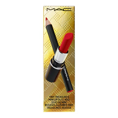 MAC Tiny Treasures mini lip duo set is ready for gifting or travel.
