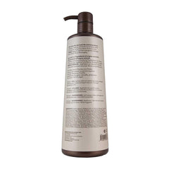 Ingredients close-up with macadamia and argan oils for hair nourishment.