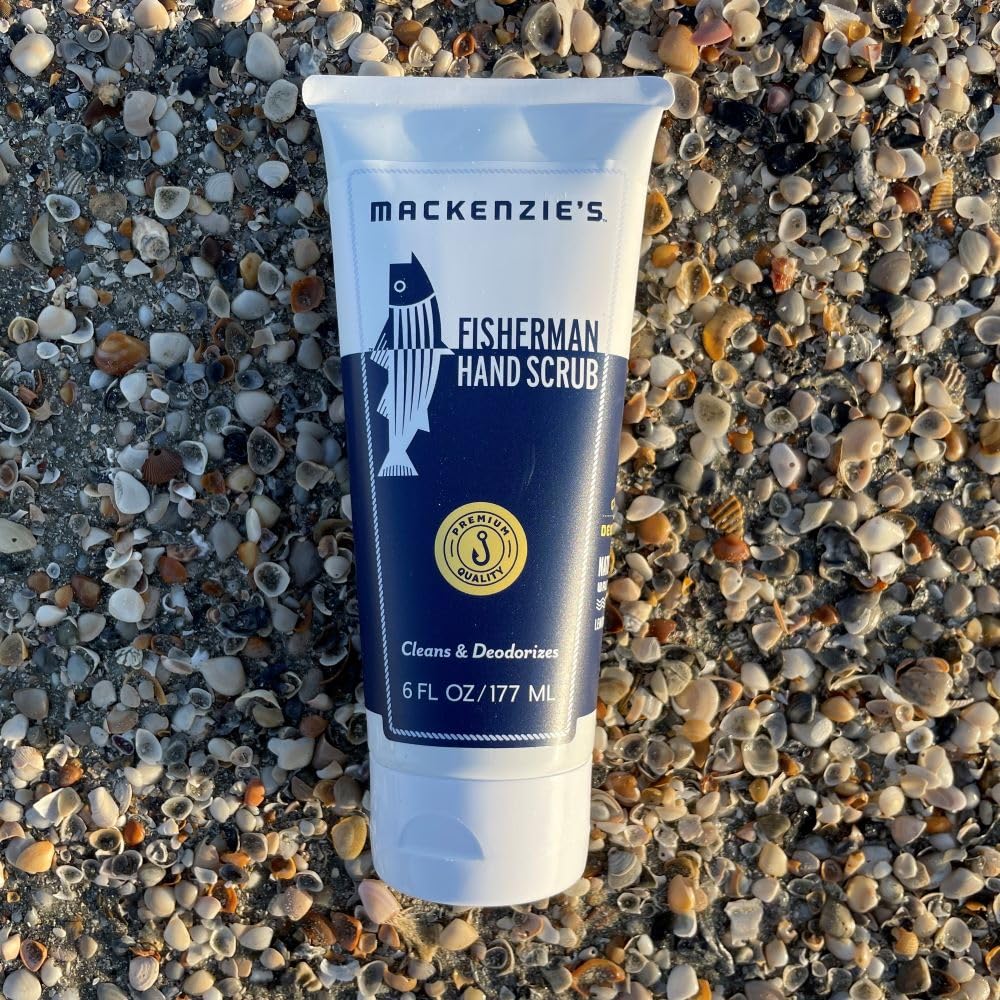 MacKenzie's Fisherman Hand Scrub convenient for gardeners cleaning dirt