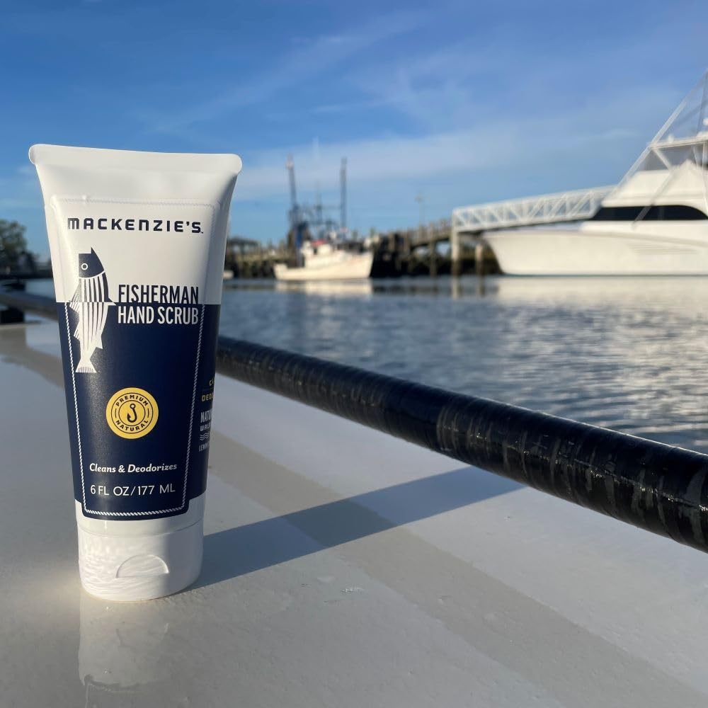 MacKenzie's Fisherman Hand Scrub perfect for cooks dealing with garlic