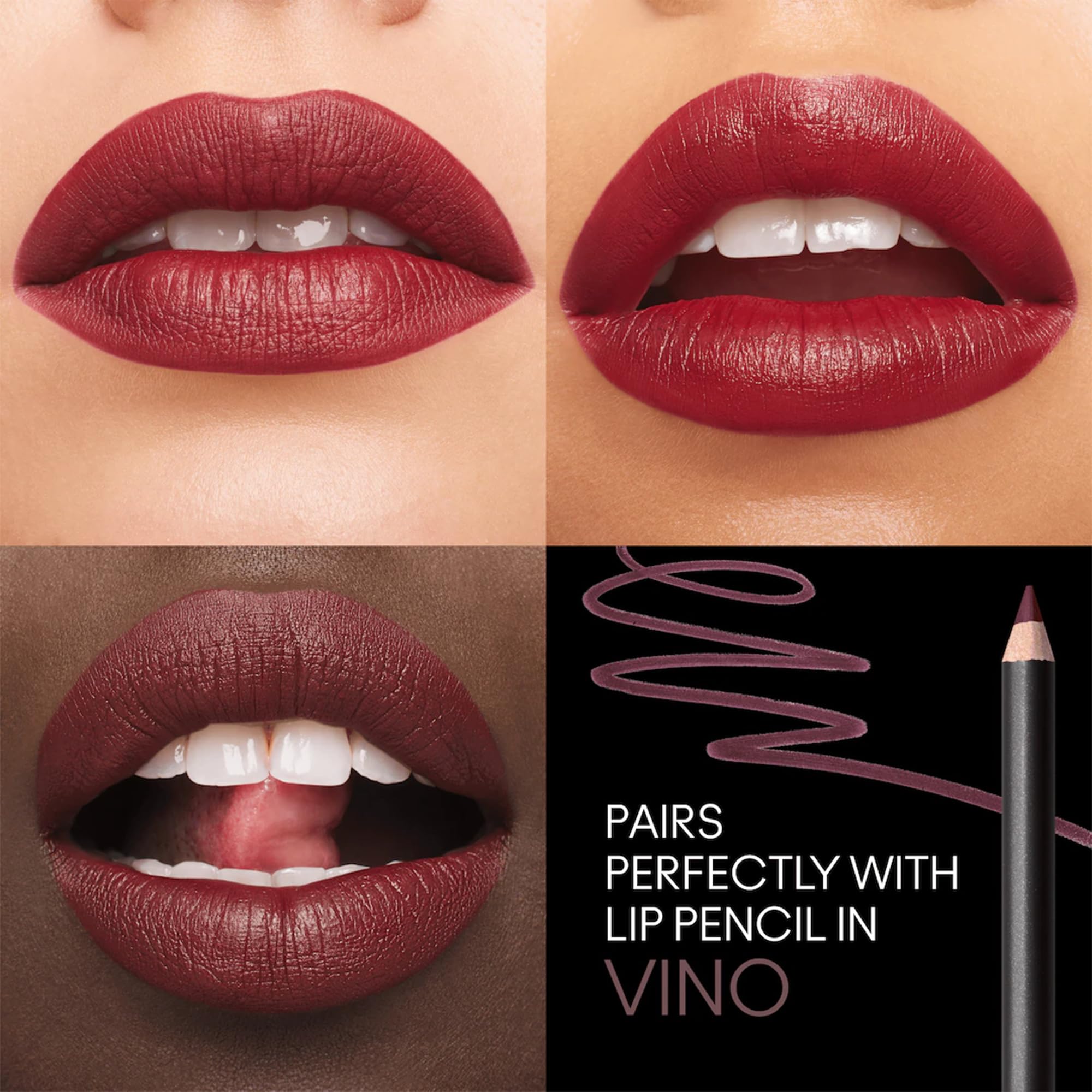 Close-up of Macximal Silky Matte Diva showing non-bleeding edge
