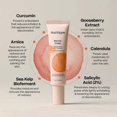 Mad Hippie blemish-cream spot-application on skin demonstrating targeted blemish care.