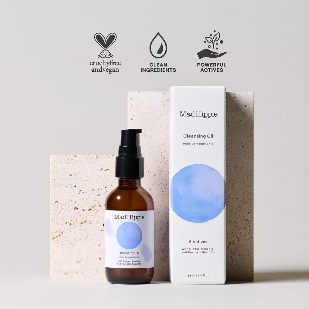 Mad Hippie cleansing oil vegan and cruelty-free nourishing skin ethically