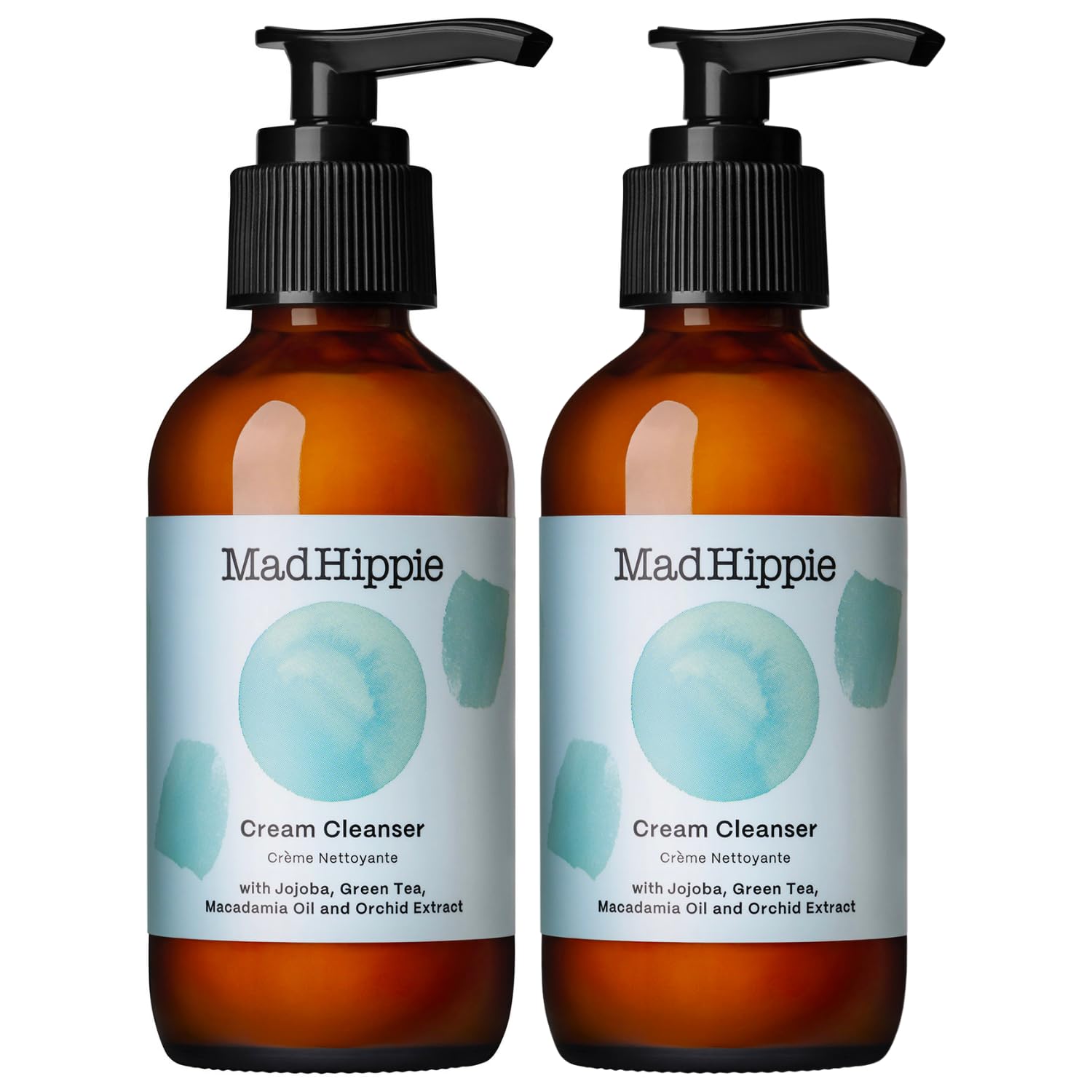 Mad Hippie Cream Cleanser 2-pack front bottle for gentle daily cleansing