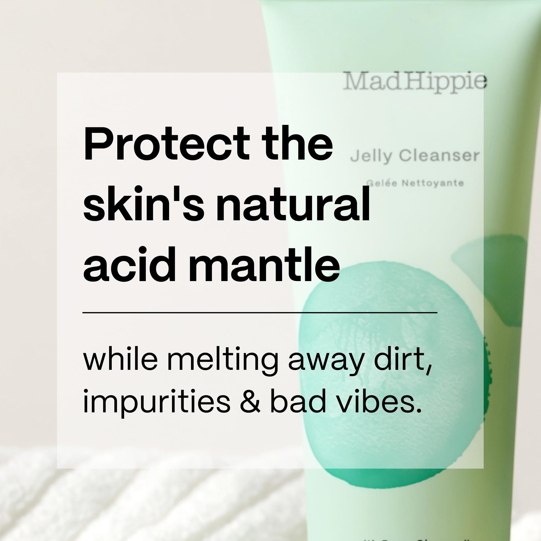 Sea buckthorn in Mad Hippie Jelly Cleanser aligns with skin nourishment