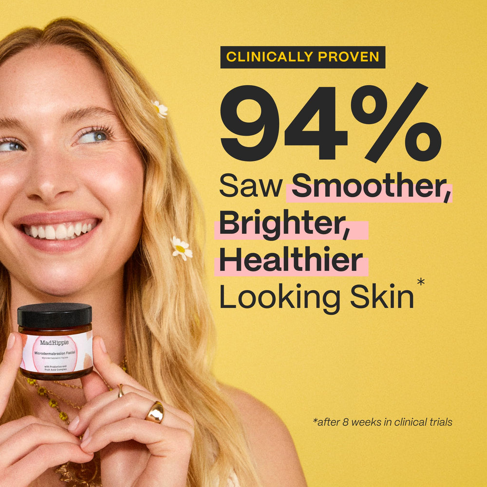 Mad Hippie MicroDermabrasion Facial texture detail highlights exfoliation benefits