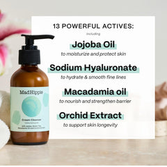 Mad Hippie niacinamide-green-tea-acai blend label hints antioxidant skin support