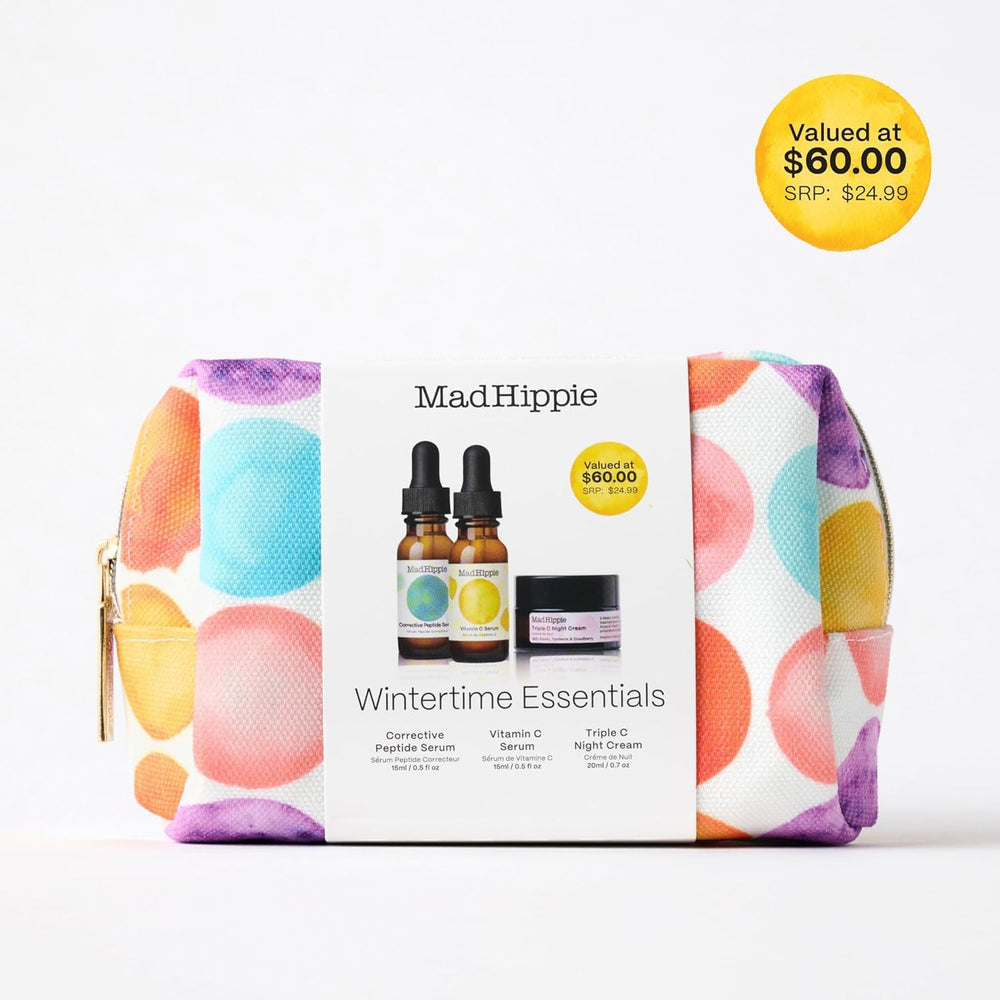 Mad Hippie Travel-Sized Kit ready for on-the-go skincare routines.