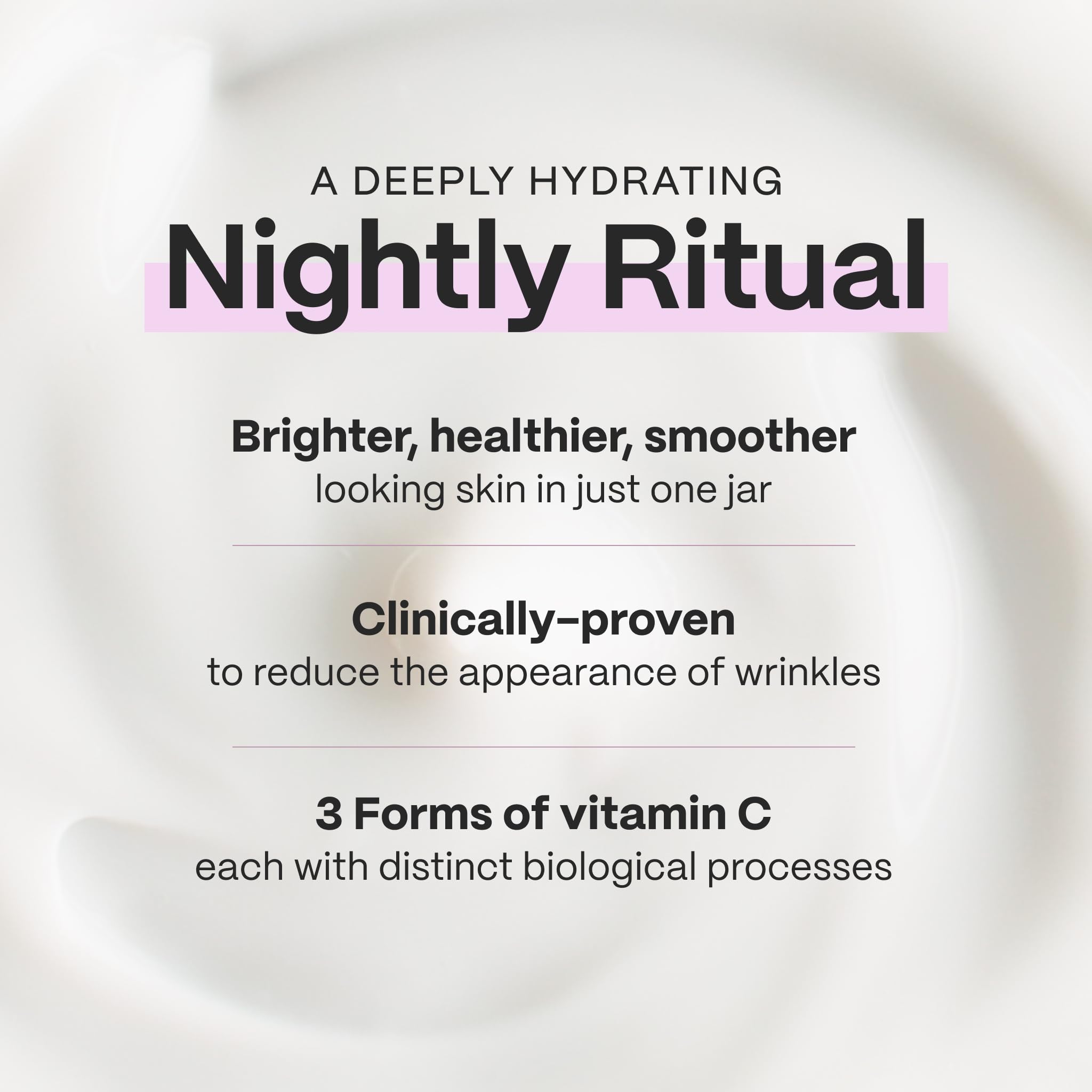 Mad Hippie Triple C Night Cream cacao infusion with antioxidant benefits and aroma.