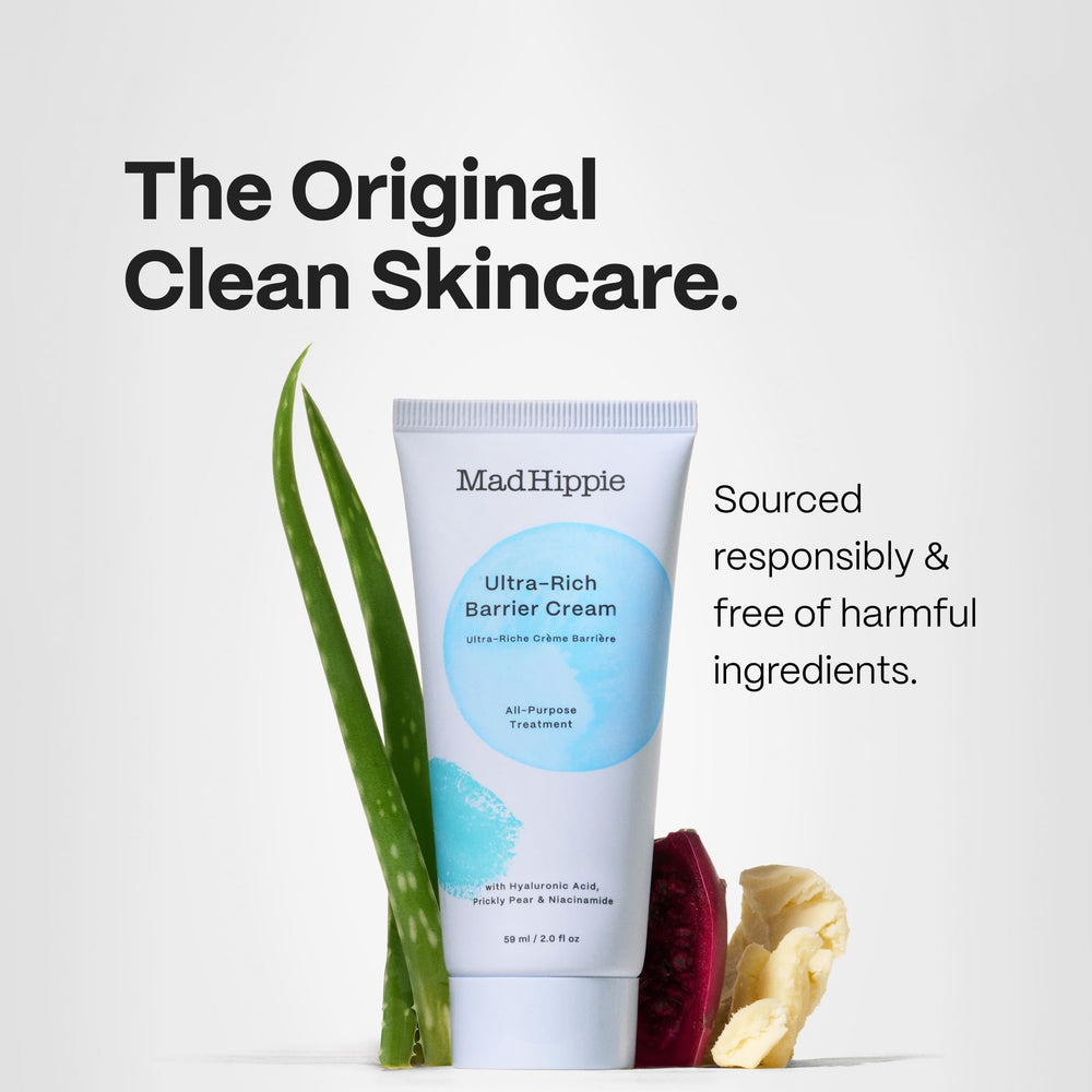 Mad Hippie Ultra-Rich Barrier Cream travel-size packaging for on-the-go skincare