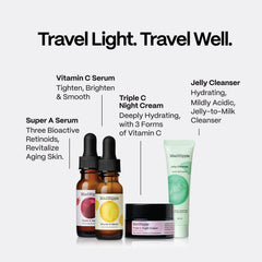 Mad Hippie Vitamin C Serum bottle demonstrates brightening, smoother-looking skin potential.